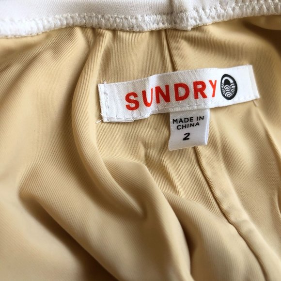 SOLD OUT Sundry Swimsuit Anthropologie White Summer Of Love One Piece Size Med - Picture 10 of 16